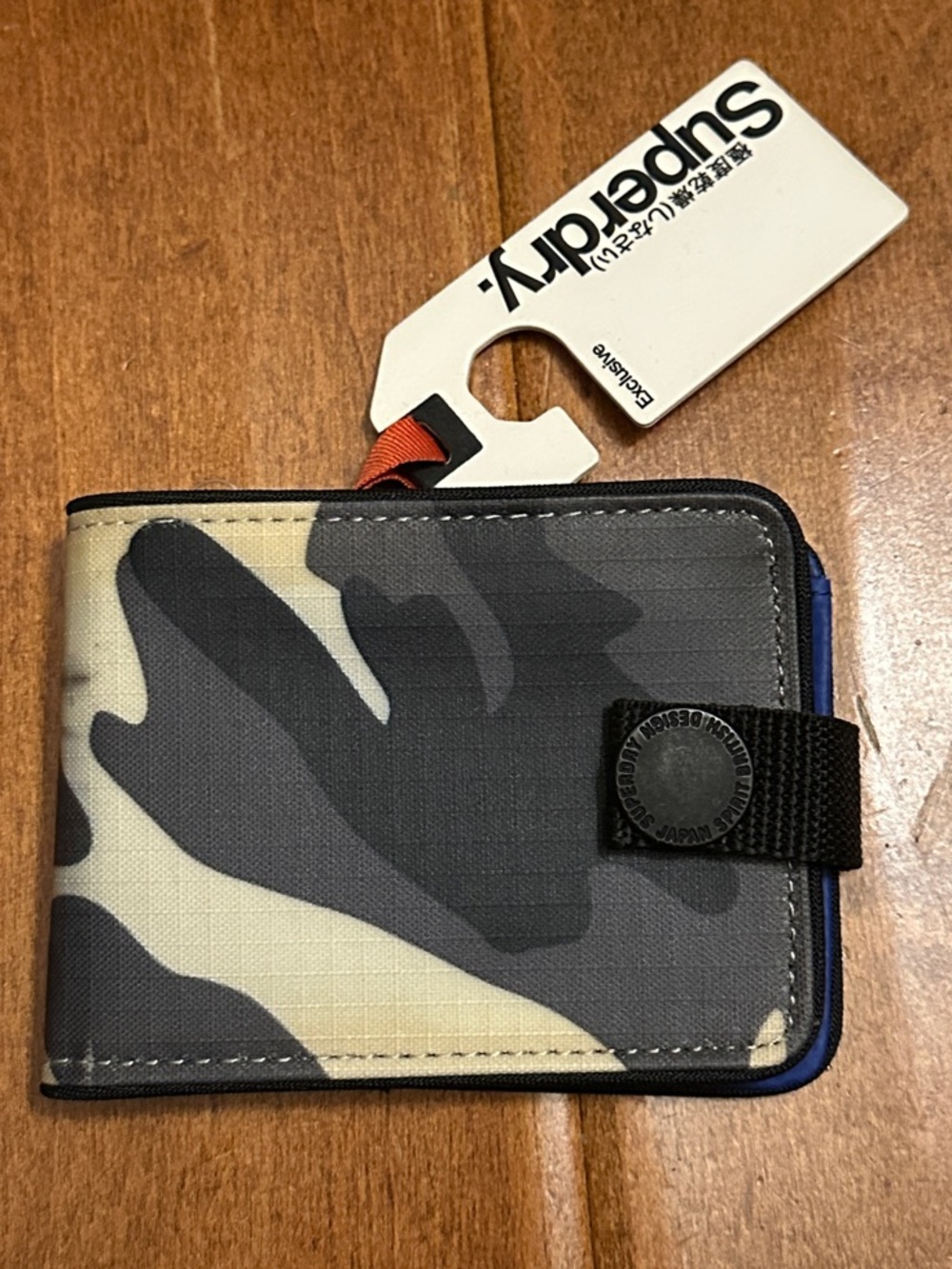 Superdry Men's Grey Camouflage wallet